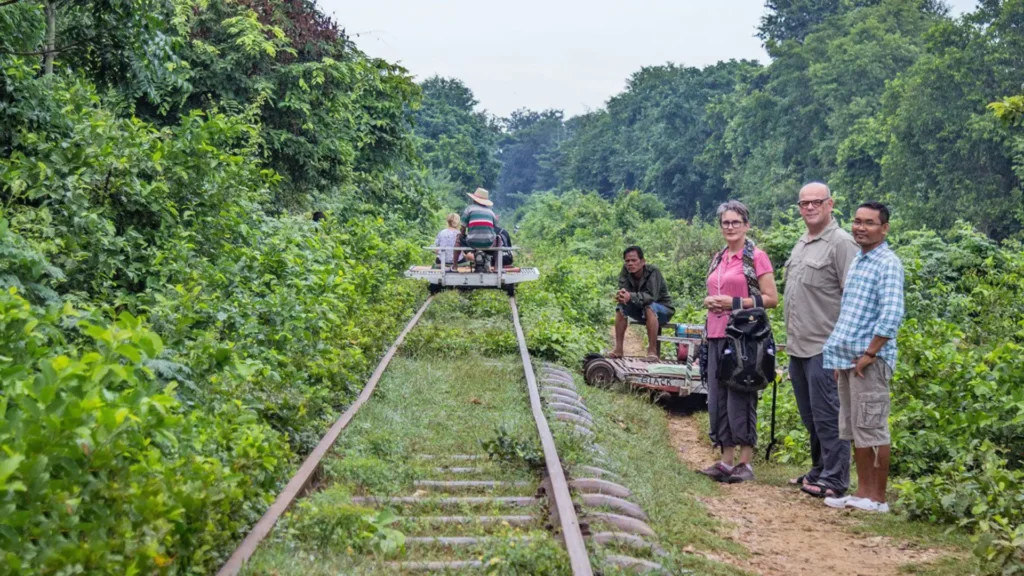 Bamboo Train in Battambang